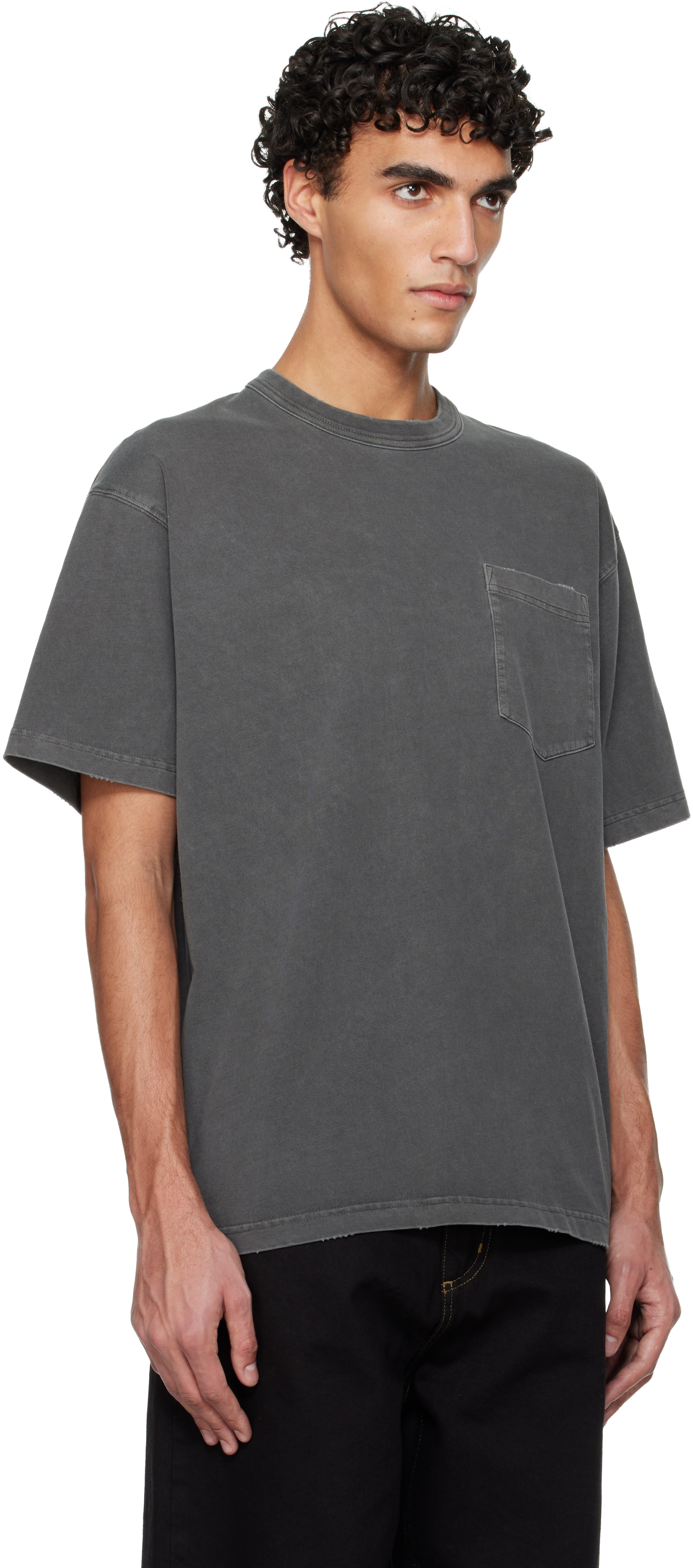 Gray Torion Pocket T-Shirt