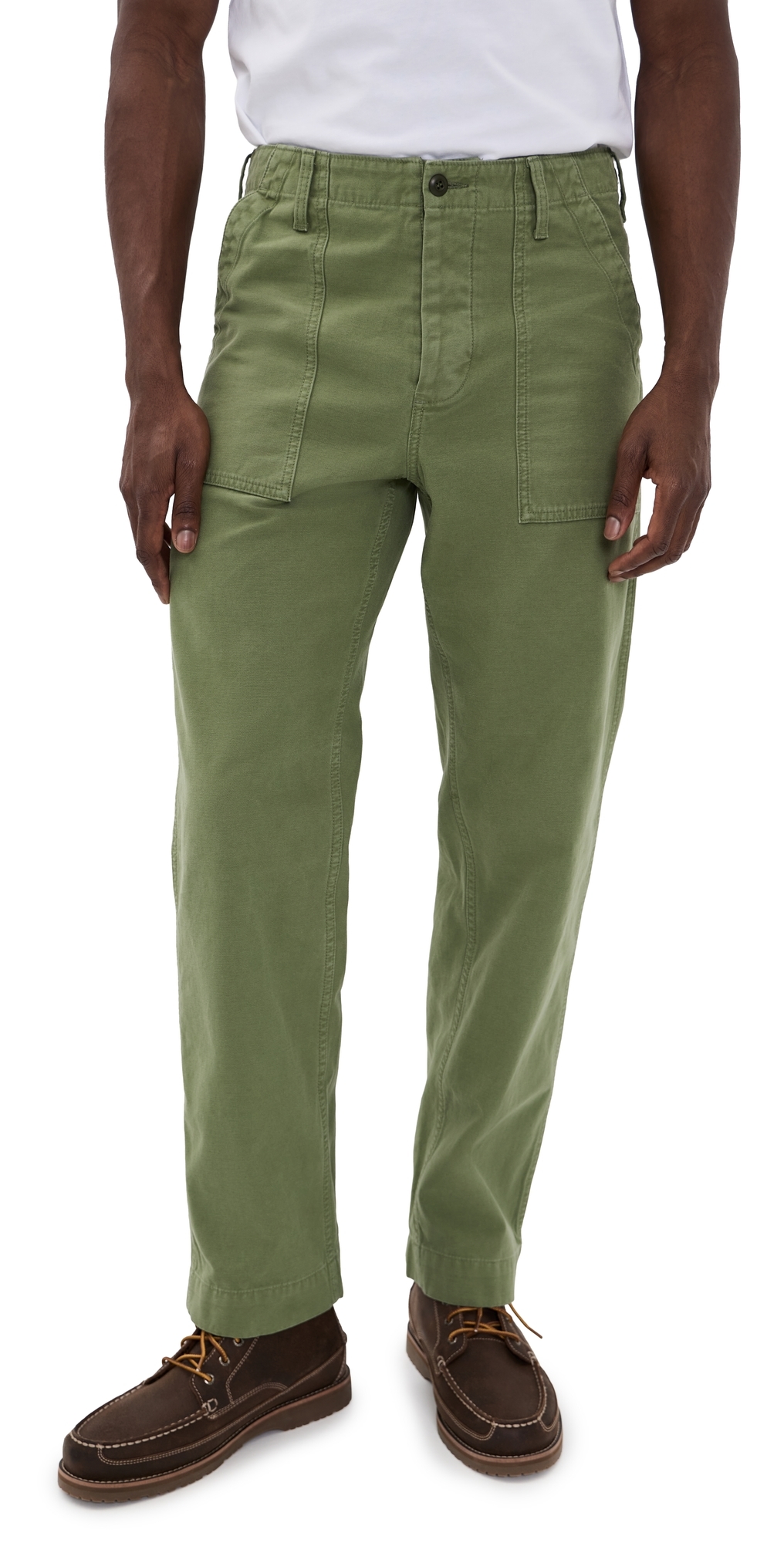 Field Supply Pants Washed Fatigue Green