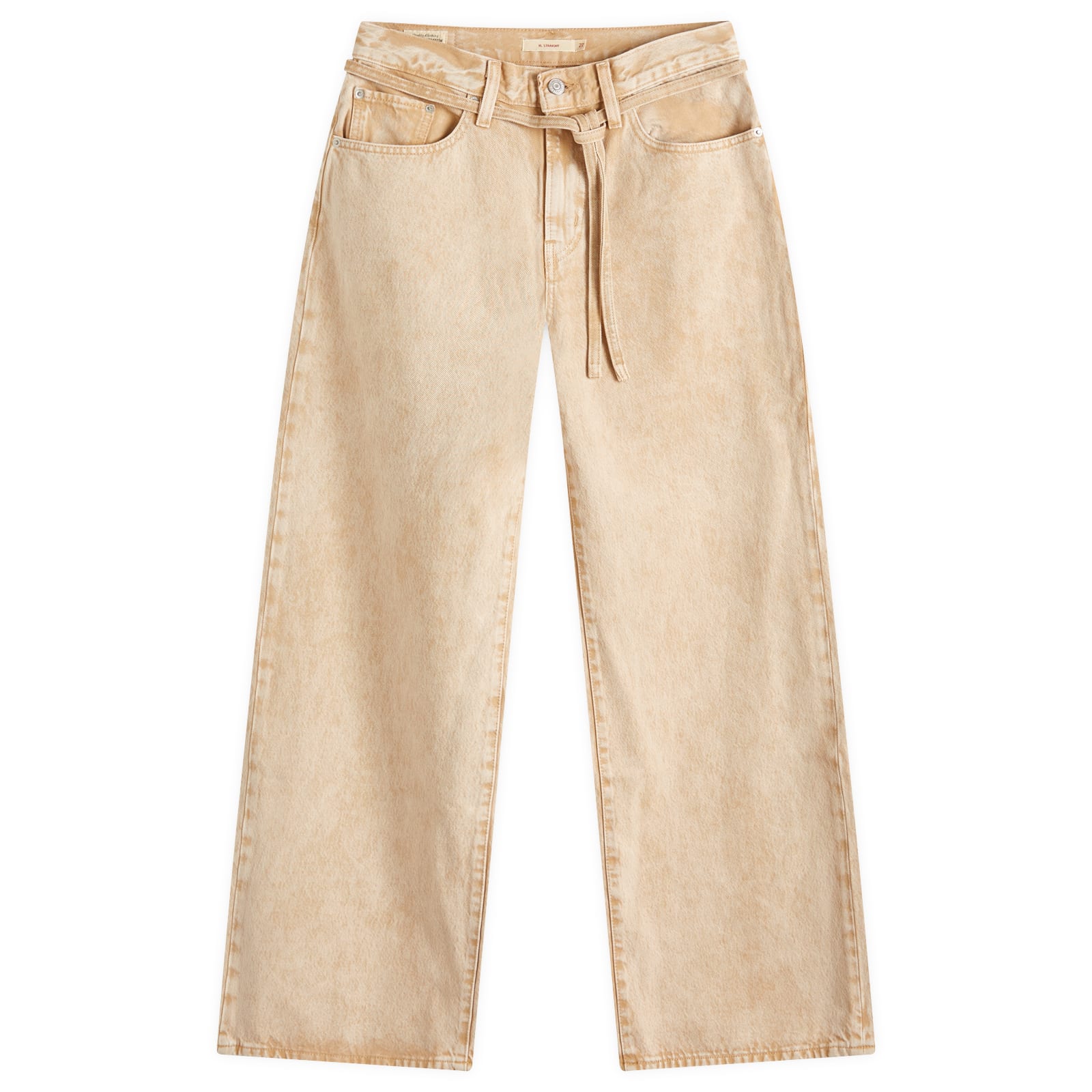 Women's Straight Leg Jeans in Khaki