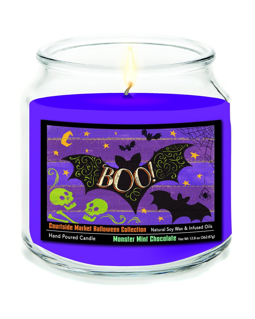 Halloween Collection Boo Bat Monster Mint Chocolate Soy Wax Candle