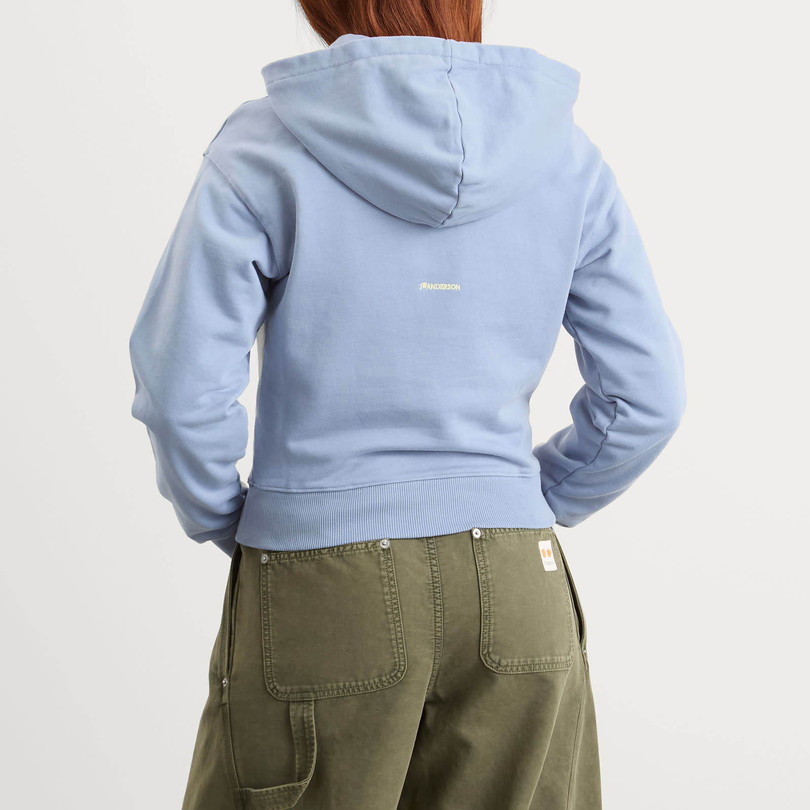 Women's Tied Bow Hoodie Steel Blue