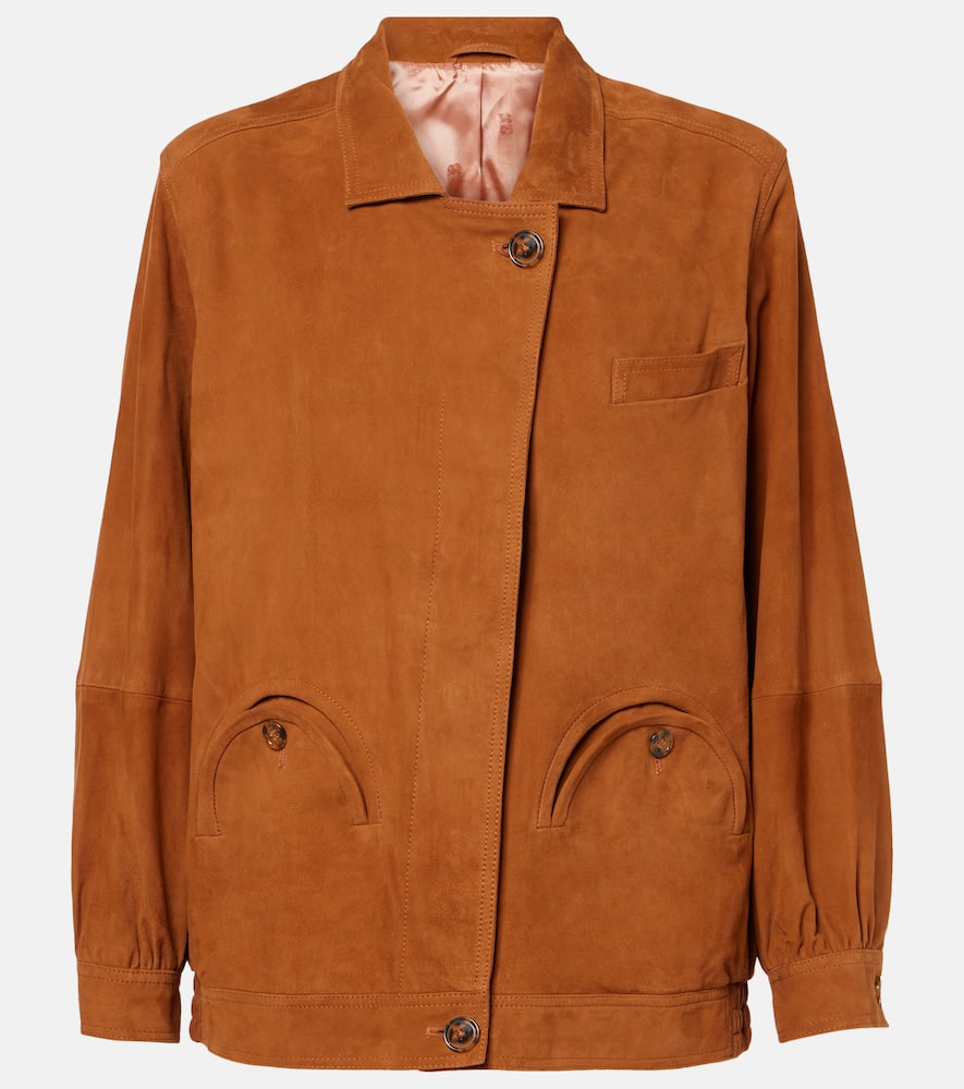 Blazé Milano Viva Cleo suede bomber jacket