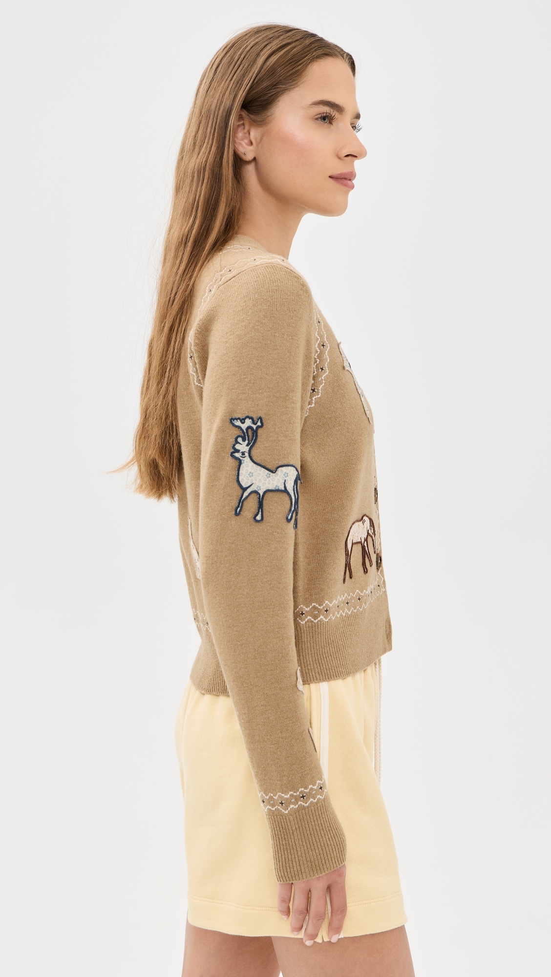 Winslow Craft Wool Cardigan Camel