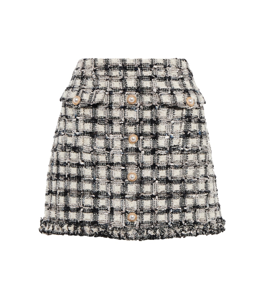 LoveShackFancy Nate tweed miniskirt