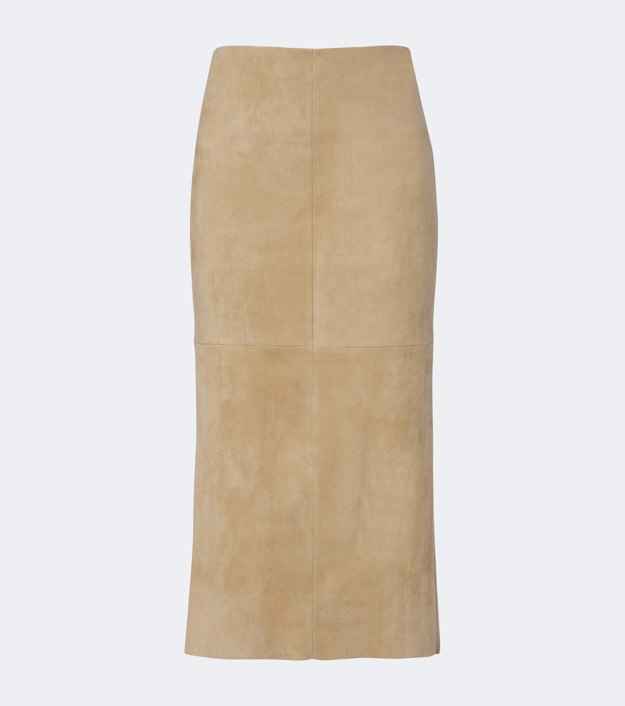 Winona suede midi skirt