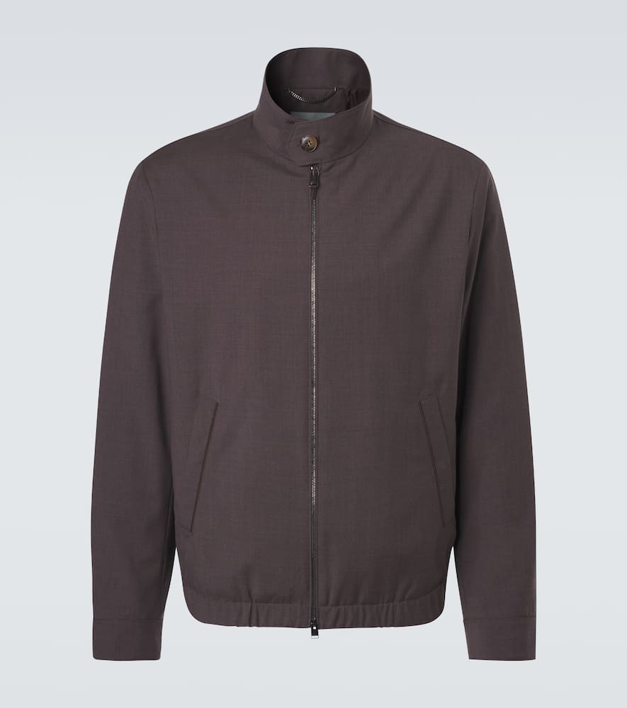 Impeccabile wool blouson jacket