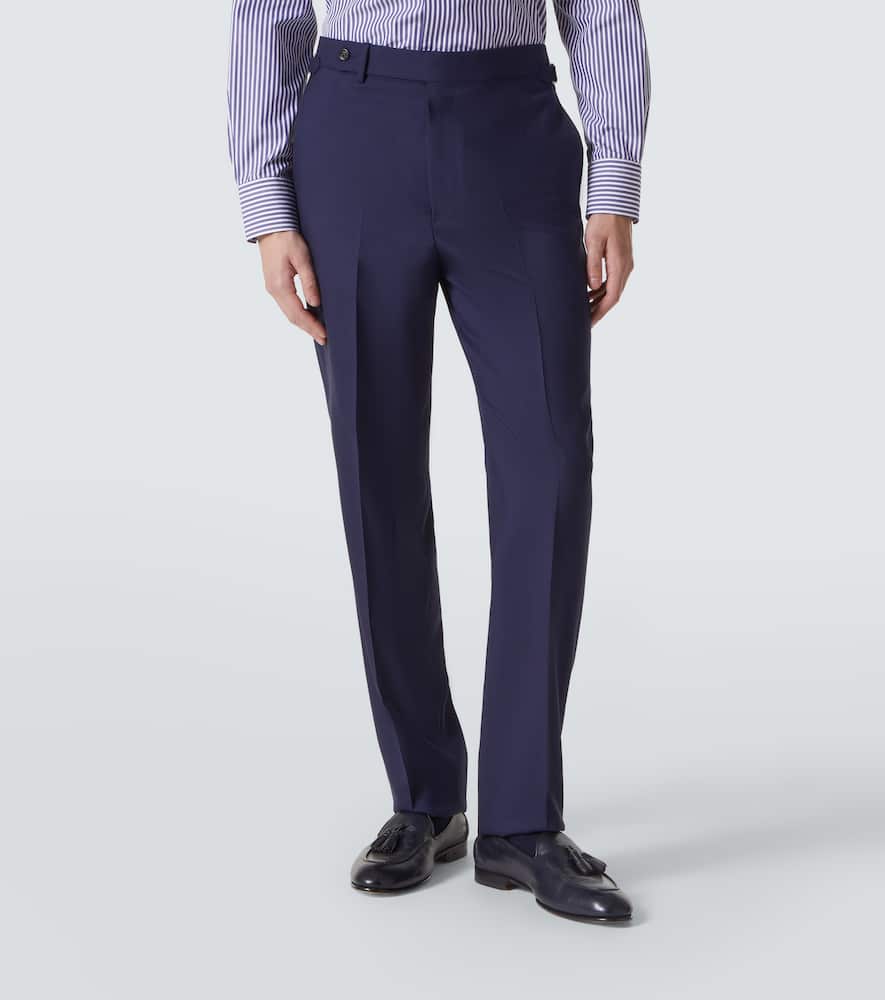 Tropical wool suit pants