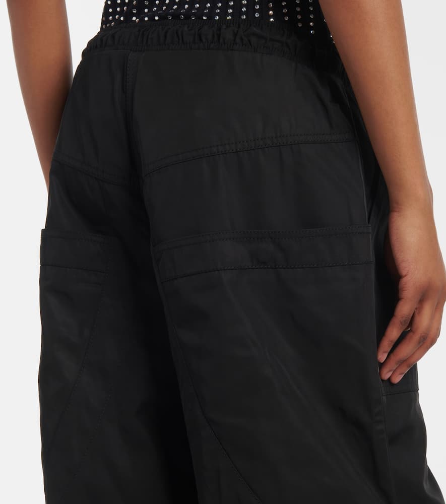 Technical wide-leg pants