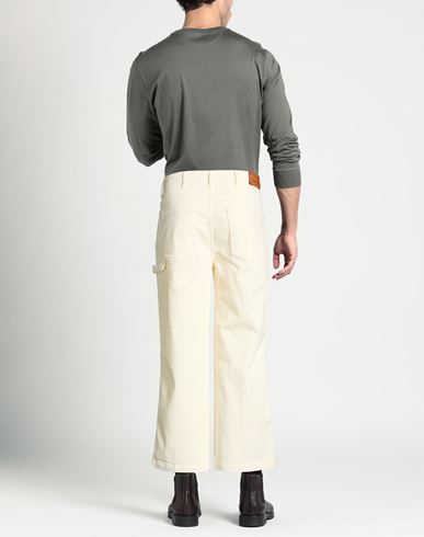 True Nyc Man Pants Ivory Size 31 Cotton, Elastomultiester, Elastane