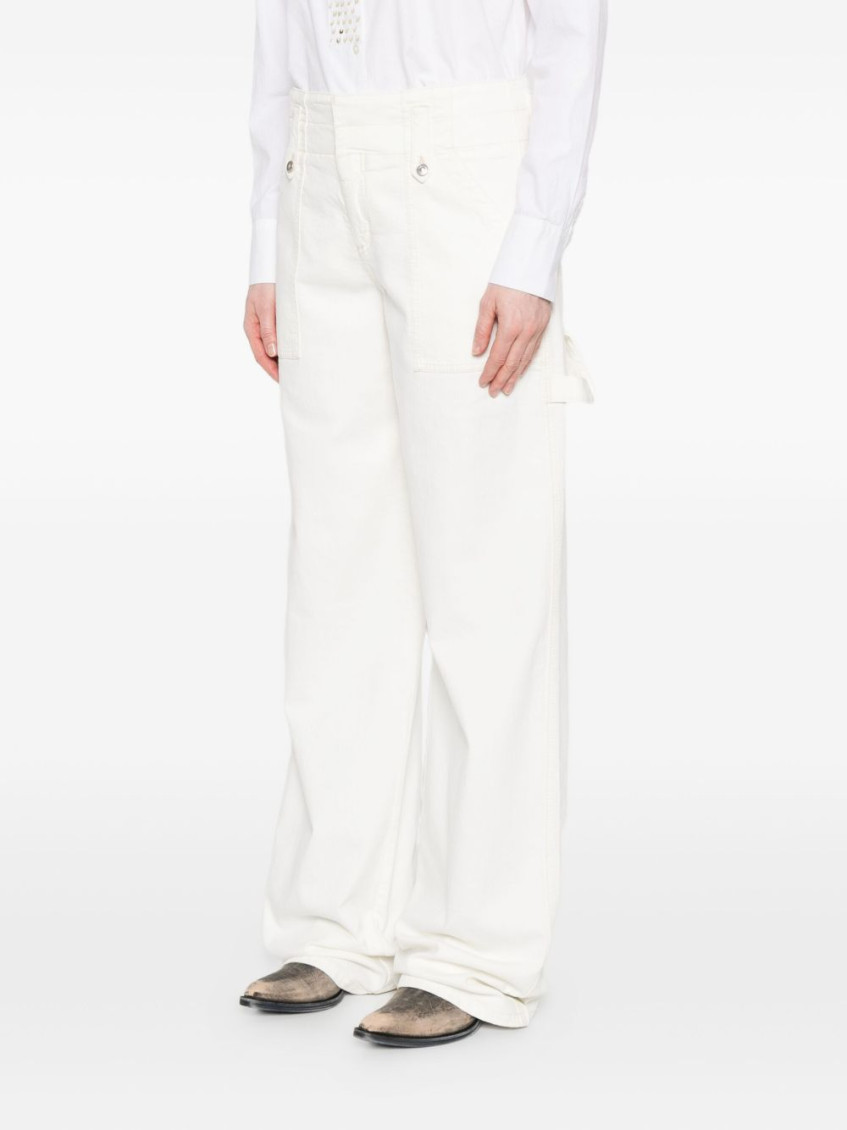White High-waist Jeans