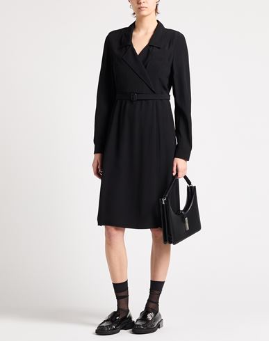Burberry Woman Midi dress Black Size 6 Viscose