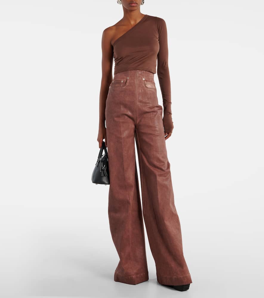 Dirt Cooper high-rise wide-leg jeans