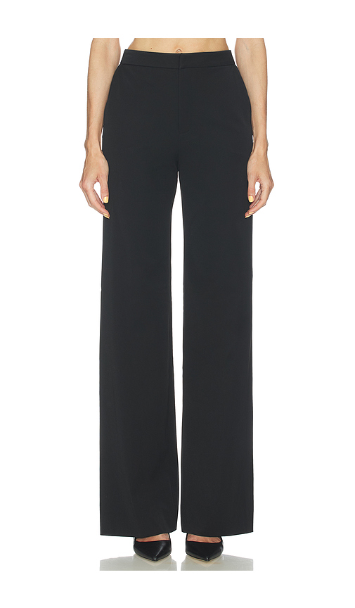 L'AGENCE Livvy Straight Leg Trouser in Black. - 0 also , 2, 4
