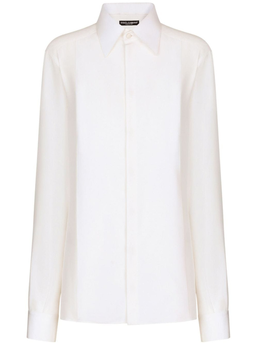 White Silk Shirt