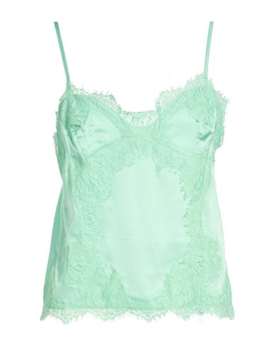 Woman Top Light green Size 10 Viscose, Elastane, Cotton, Polyamide