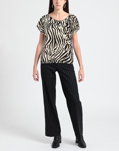 Woman Top Ivory Size S Viscose, Nylon
