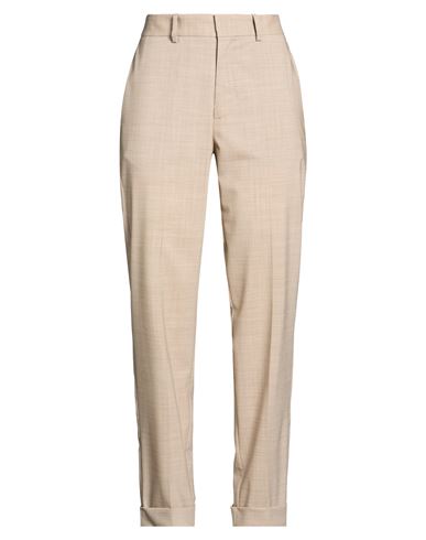P. a.r. o.s. h. Woman Pants Taupe Size M Virgin Wool, Elastane