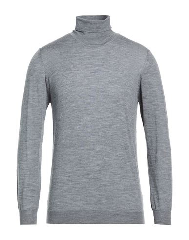 Man Turtleneck Light grey Size 36 Merino Wool