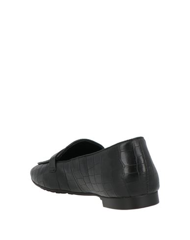 Woman Loafers Black Size 10 Leather