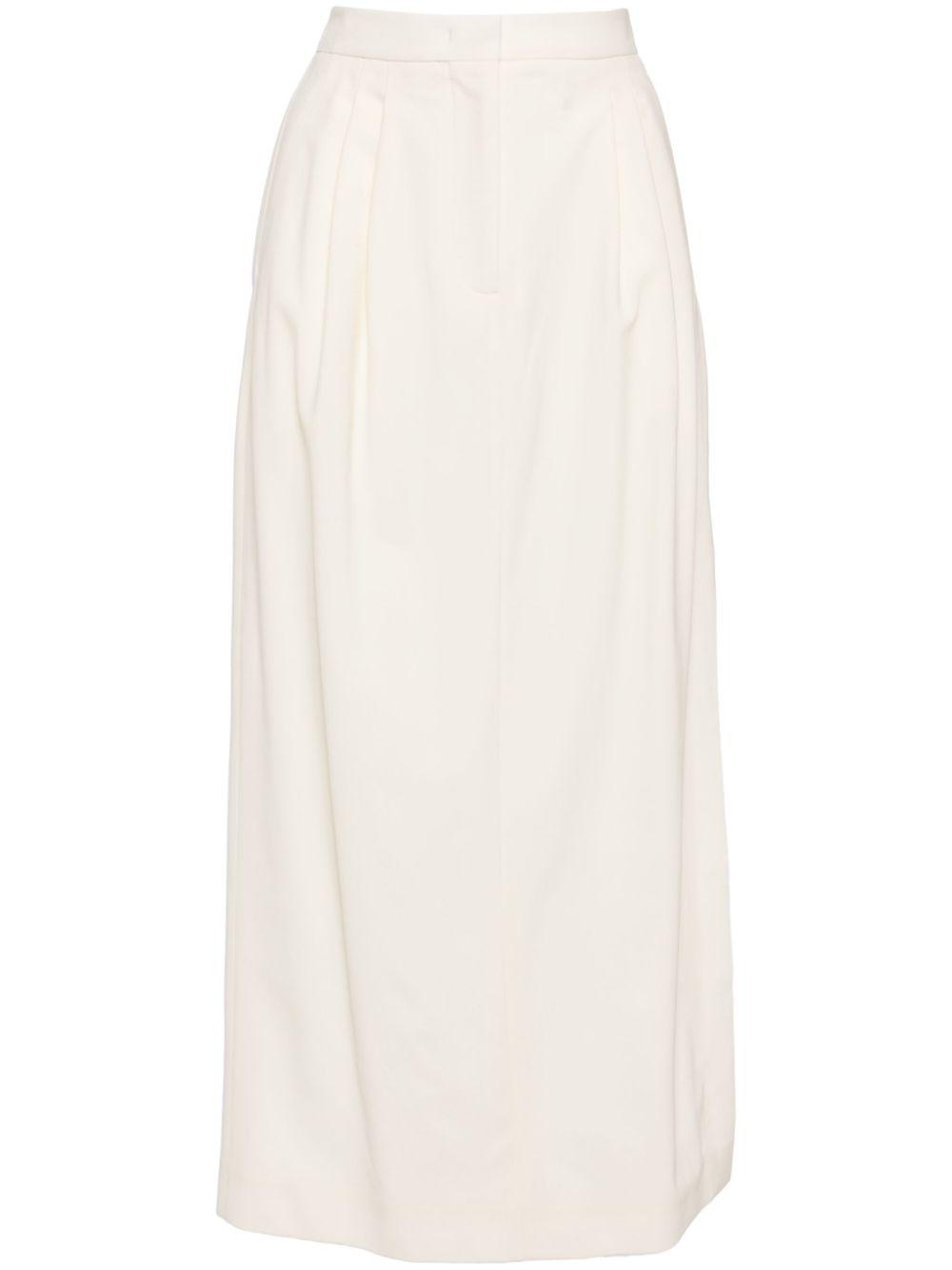 Crepe midi skirt - Neutrals