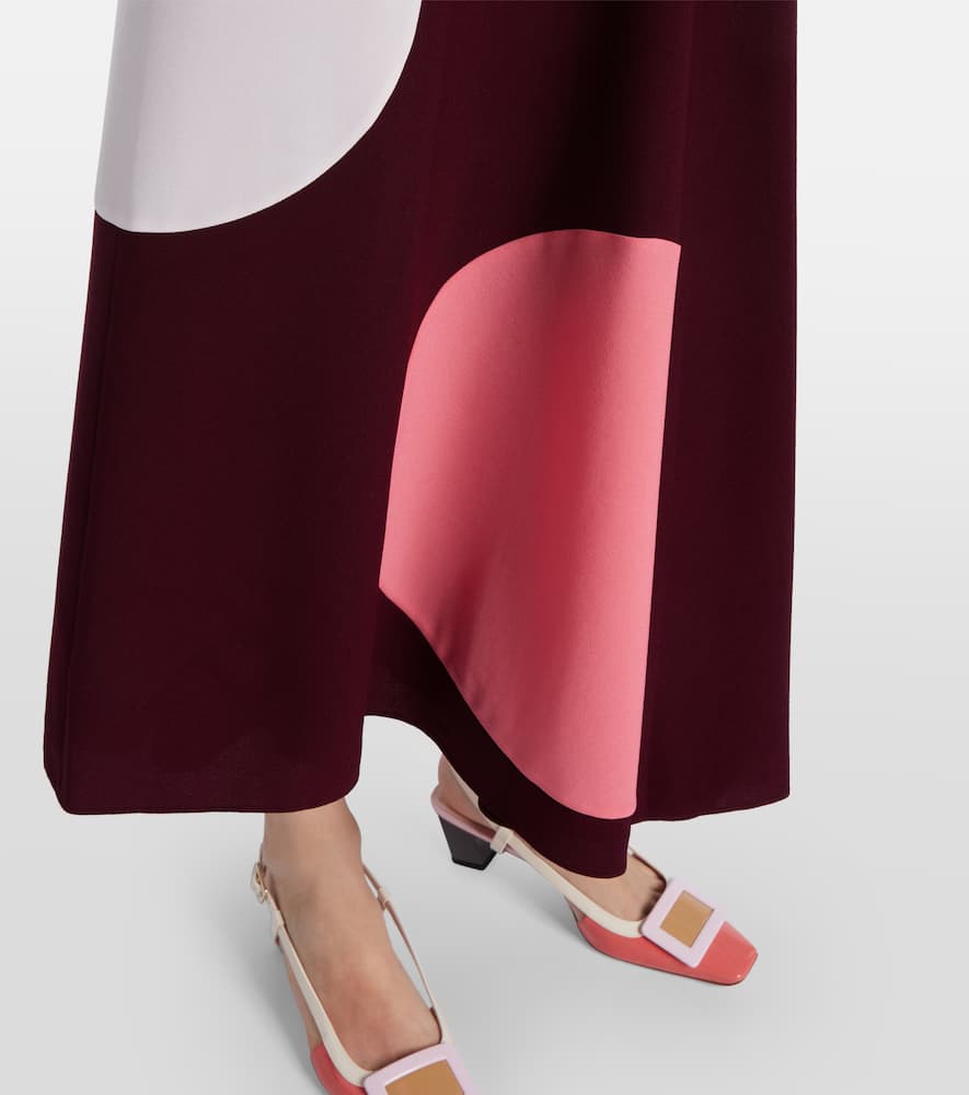 Withiel printed crêpe midi dress