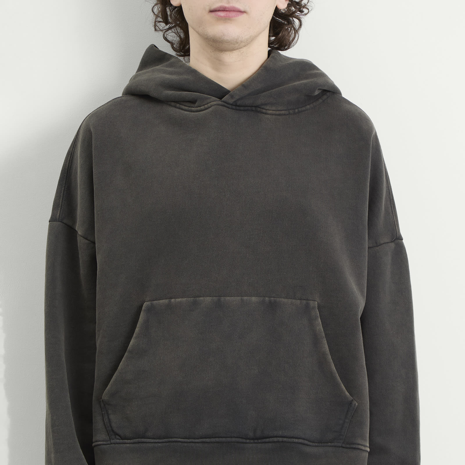 Men's Heavy Hoodie Washed Black