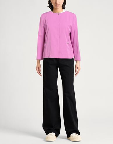 Woman Jacket Mauve Size 10 Polyester, Cotton