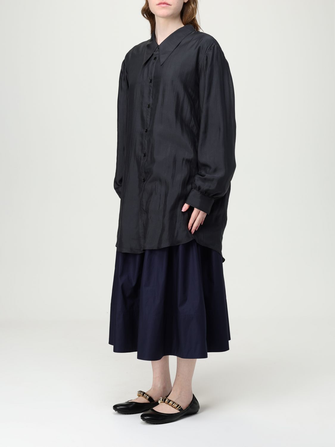 LEMAIRE chiffon shirt - Neutrals
