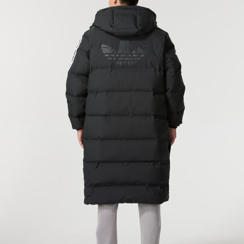 Long Puffer Jacket Asia Sizing 'Black White'