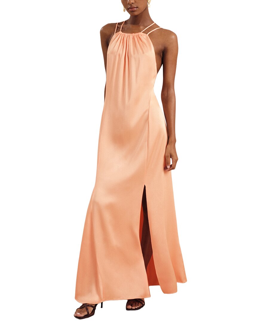 Tallie Satin Halter Neck Dress