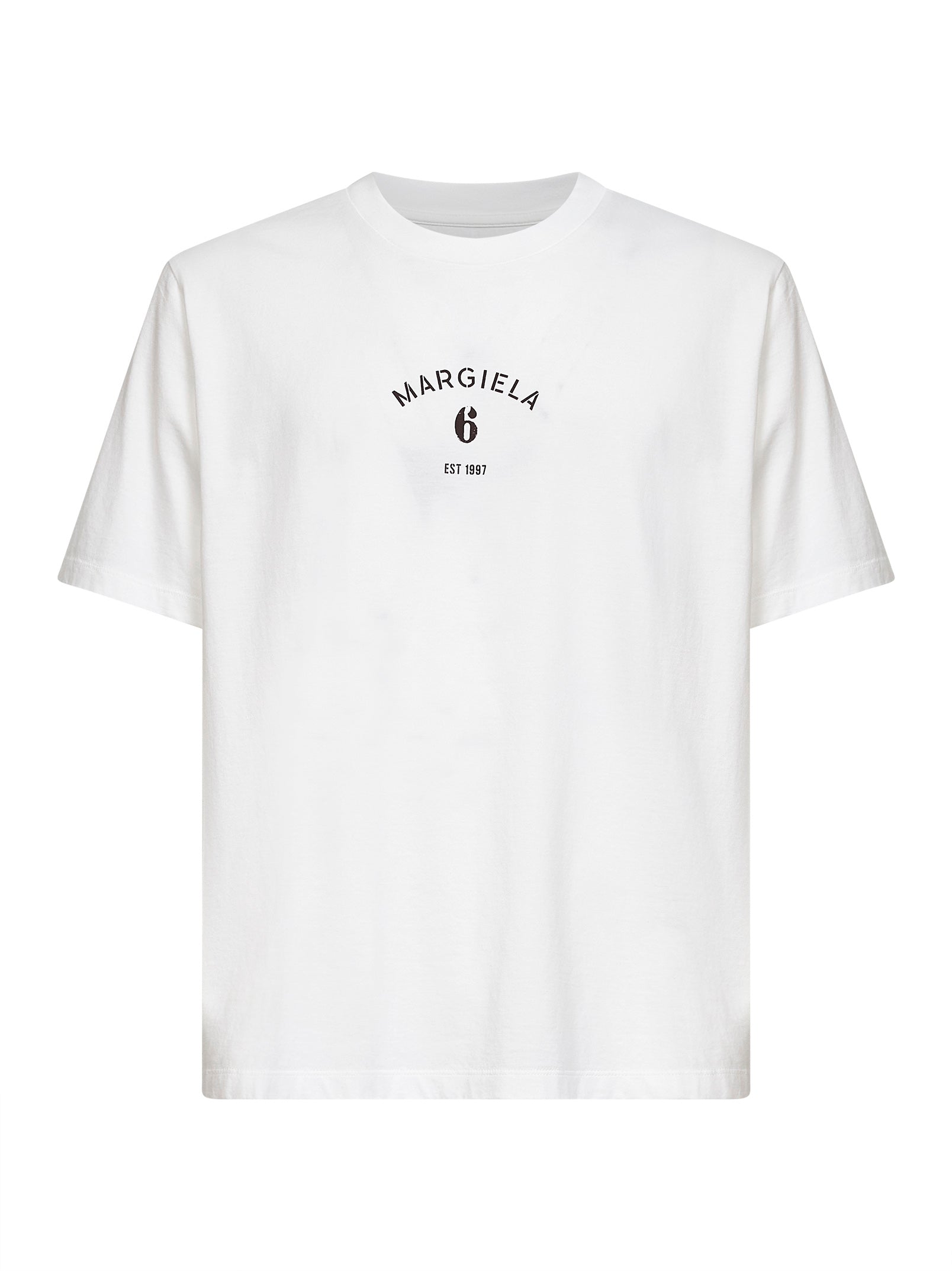 Logo-Printed Cotton Jersey T-Shirt — White