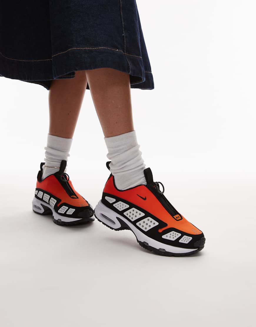 Air Max SNDR unisex trainers in orange and black