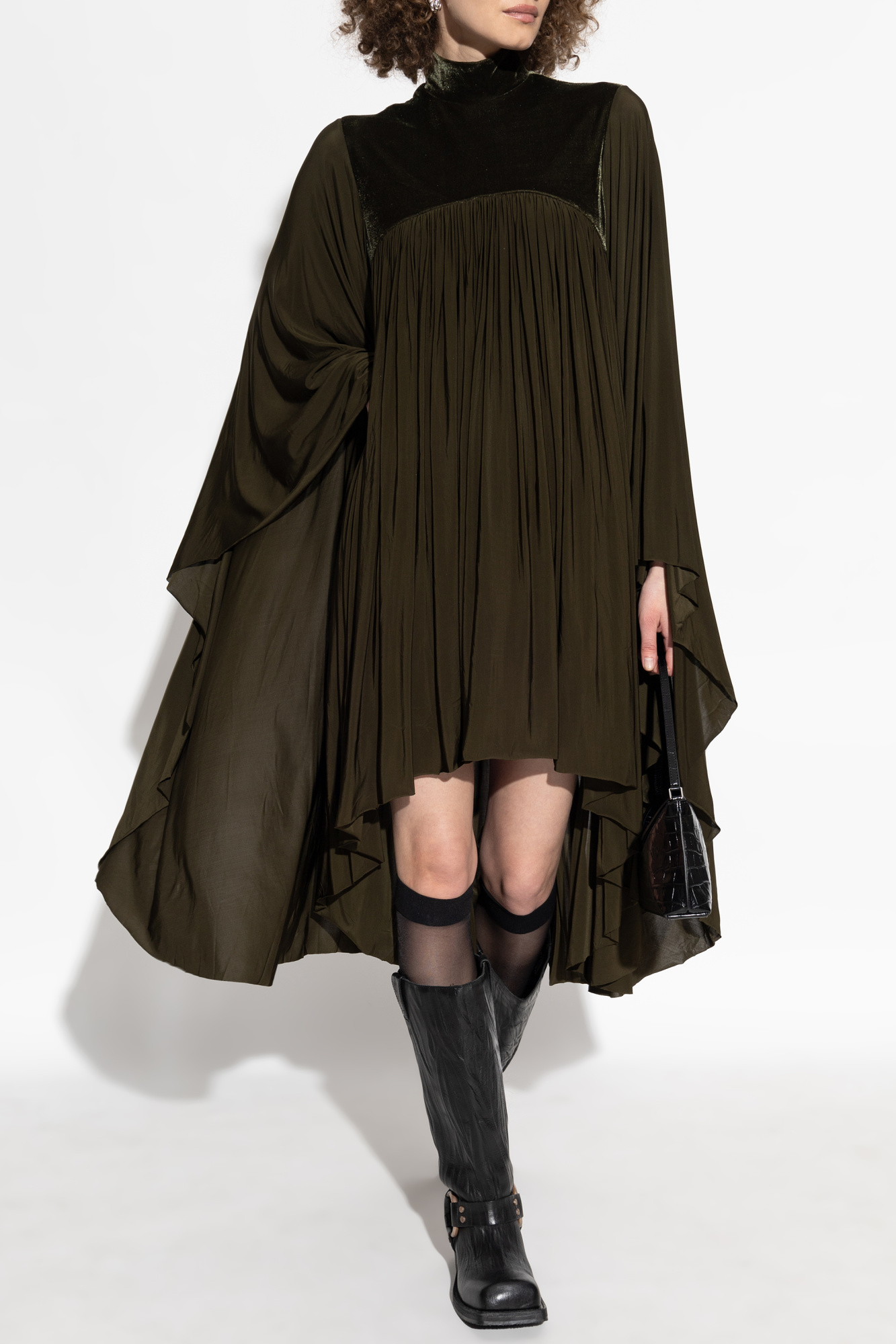 "Batwing" Dress, Women's, Green