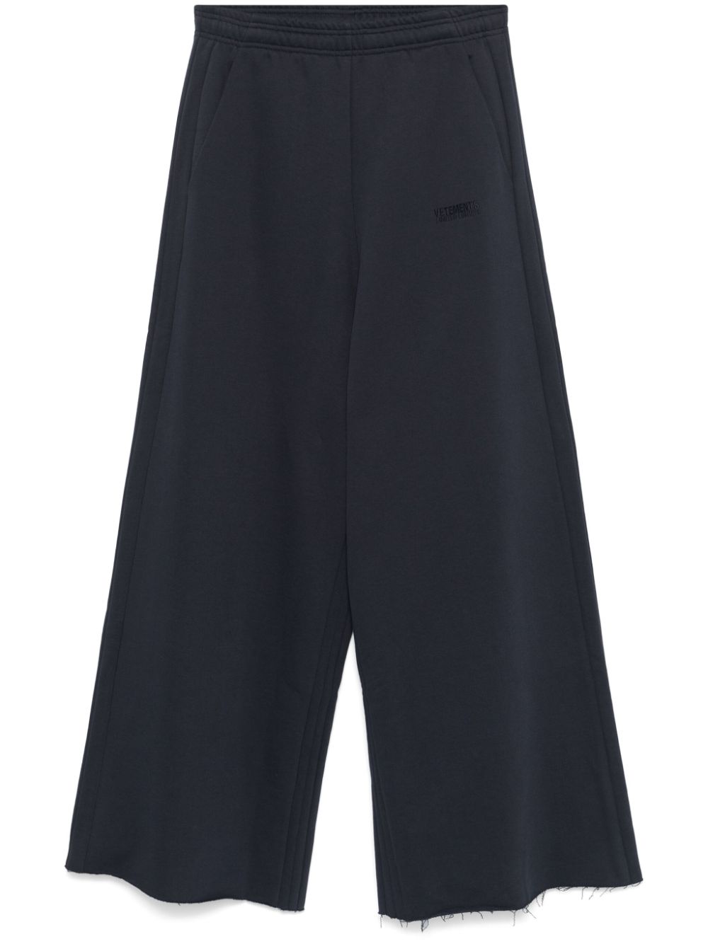 Wide-leg track pants - Blue