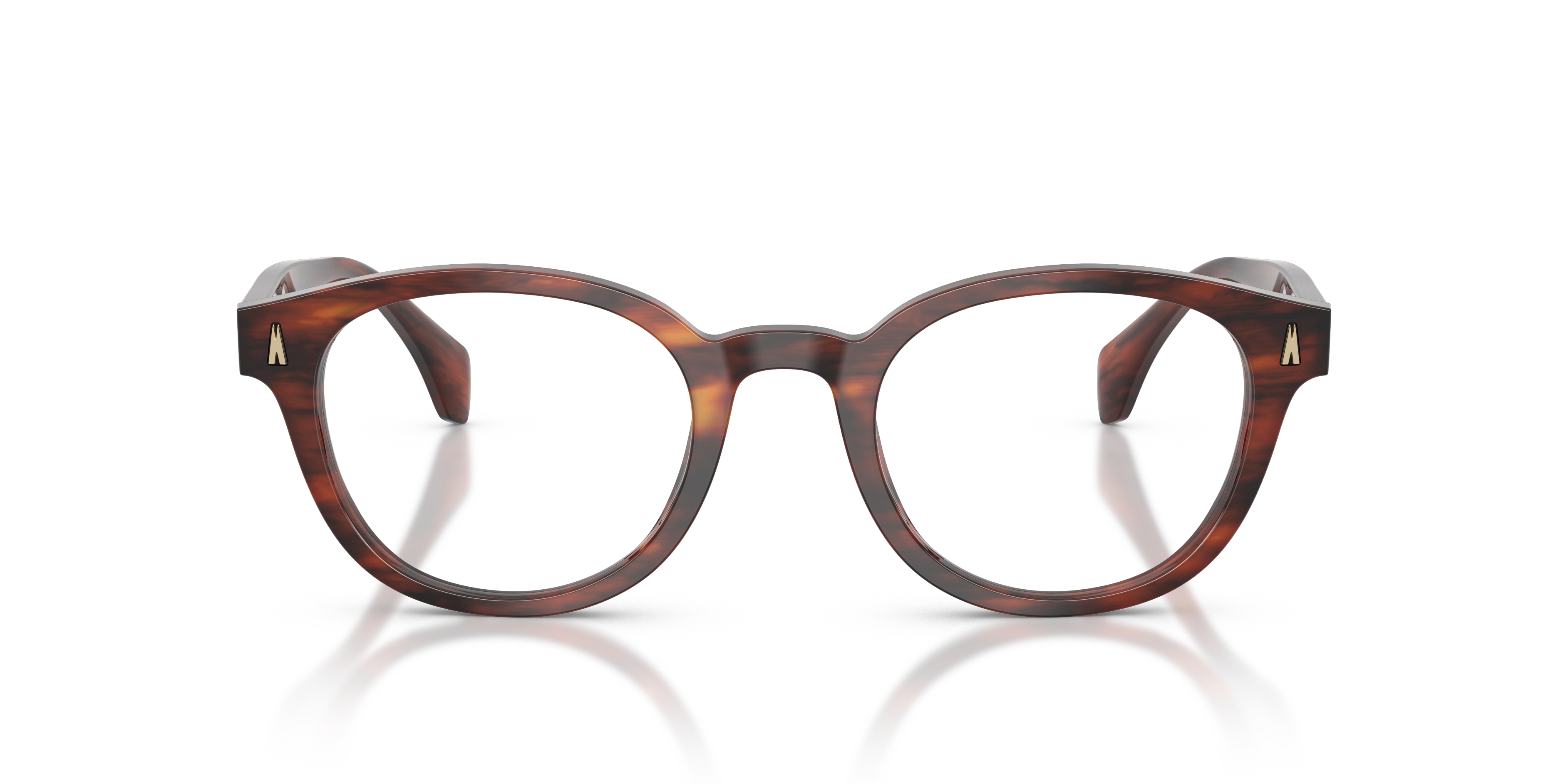 Moncler Unisex Moncler ME2020 3034 Monturas ópticas Acetato Tortuga Transparente Redonda Norma