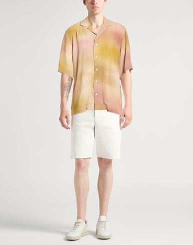 Man Shirt Sand Size S Viscose