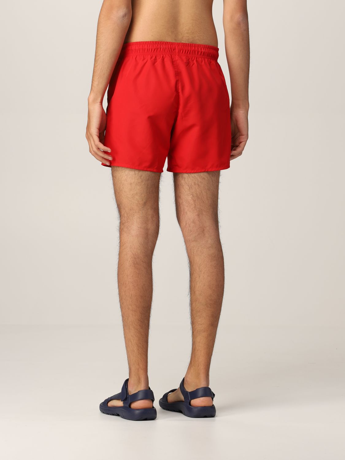 Swimsuit Men colour Red