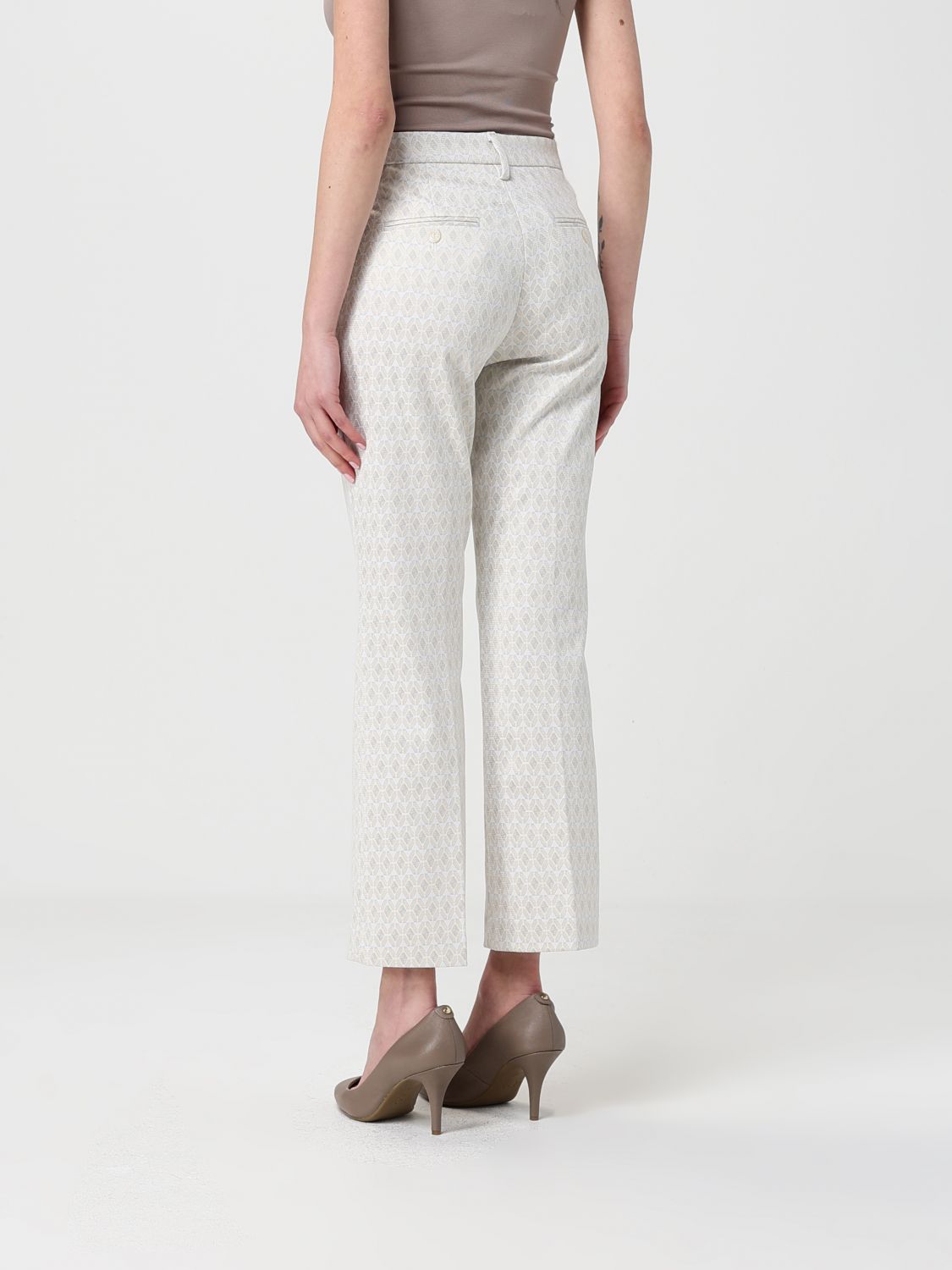 Pants Woman color Yellow Cream