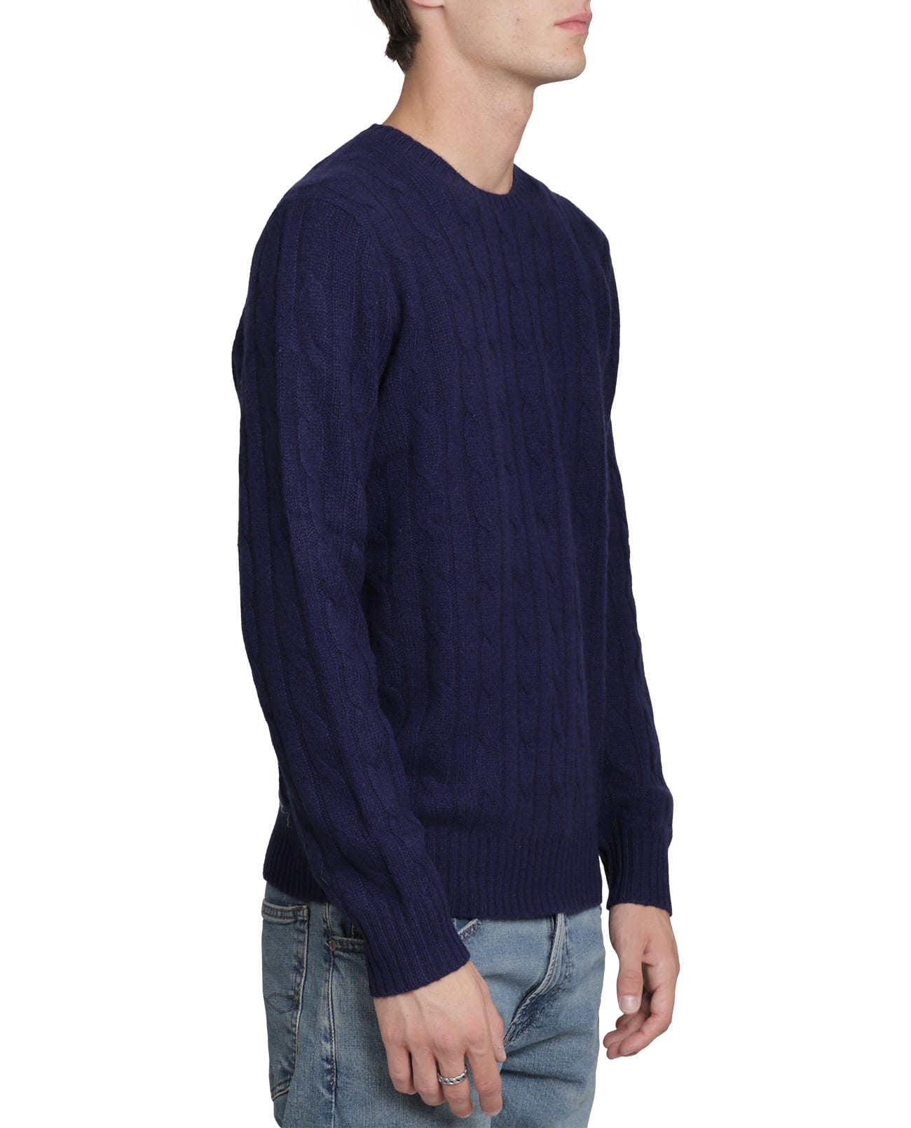 Dark Blue Crewneck Sweater