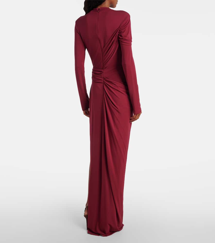 Izadora embellished jersey gown