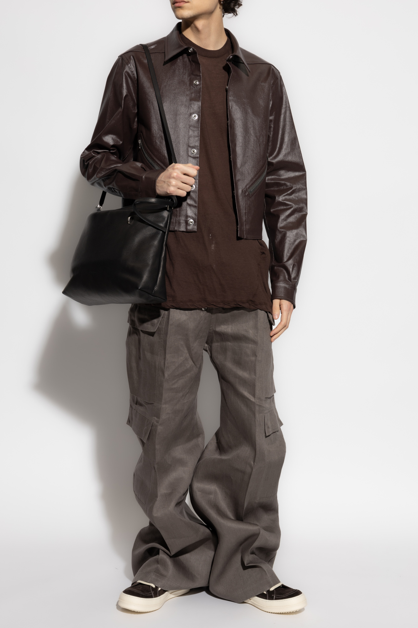 T-shirt Level T, Men's, Brown