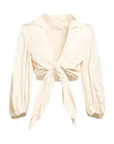 Woman Shirt Cream Size 8 Polyamide