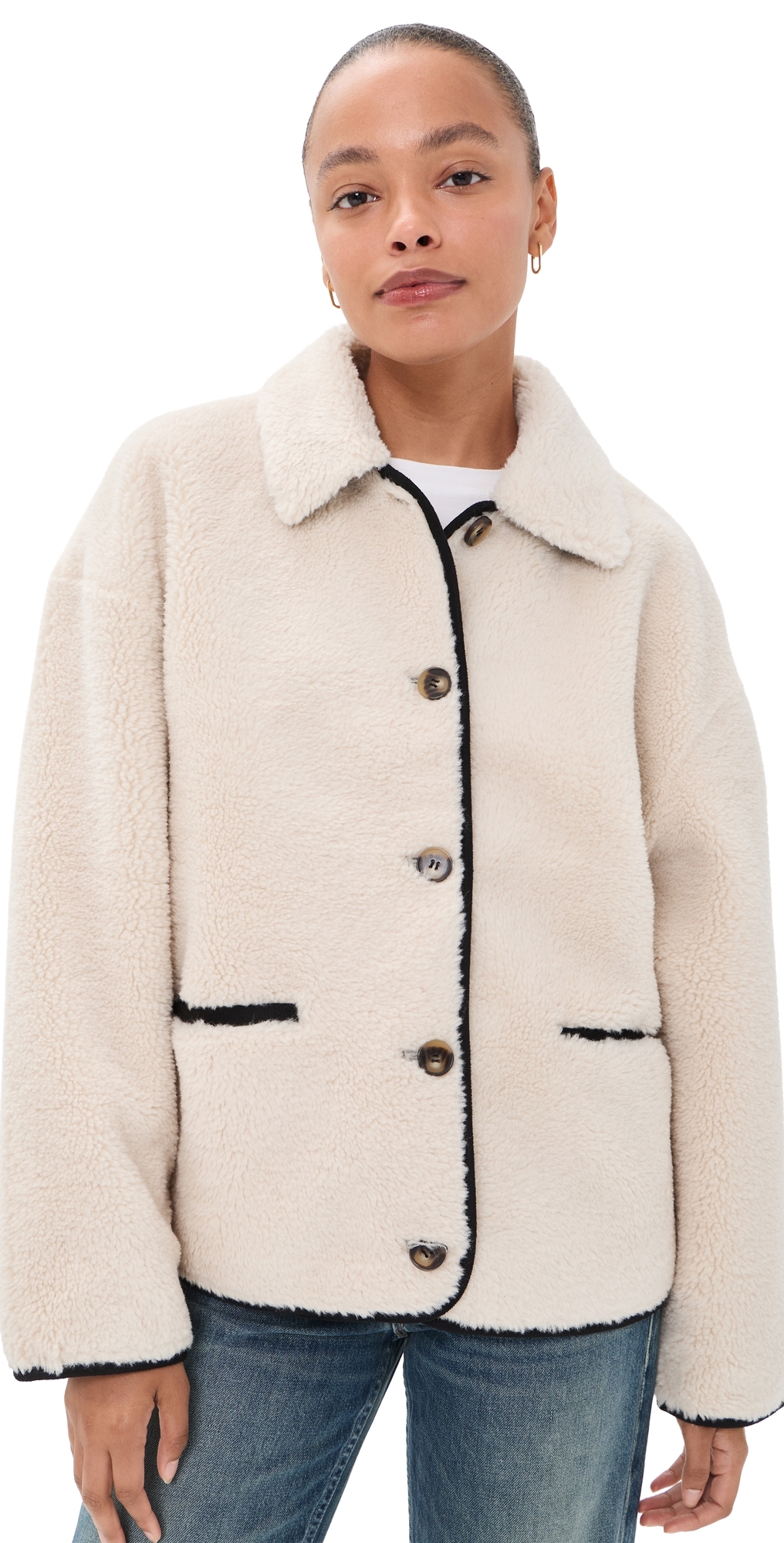 Anika Jacket Cream/Black