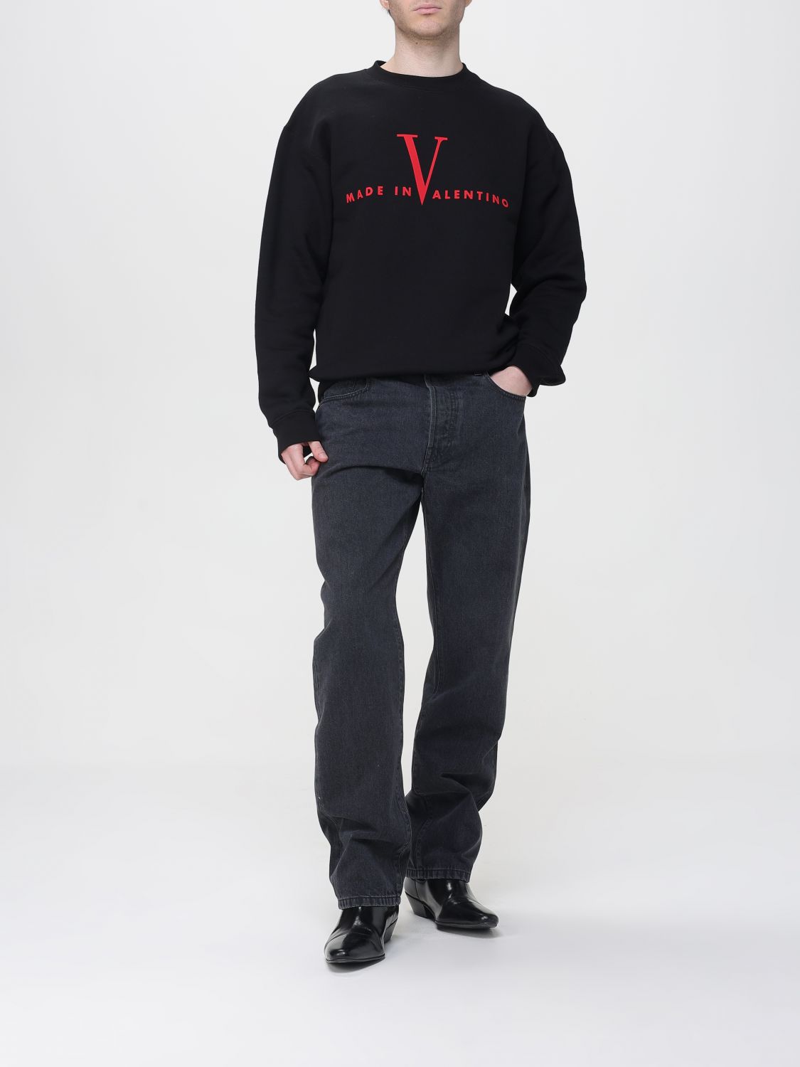 Sweatshirt Men color Black