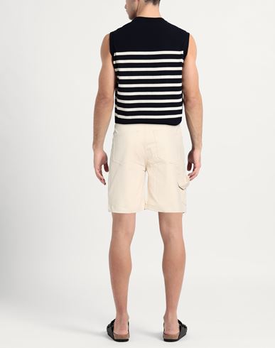 Man Shorts & Bermuda Shorts Beige Size 28 Cotton, Elastane