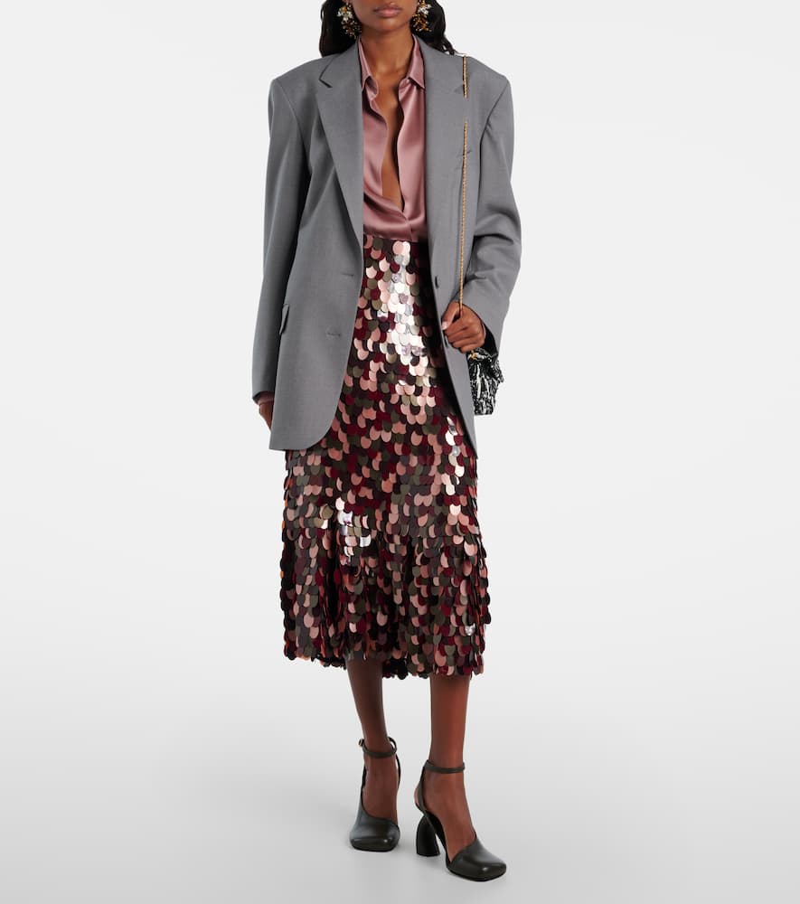 Wool-blend blazer
