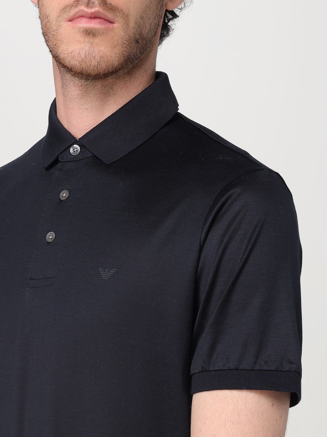Polo Shirt Men color Blue