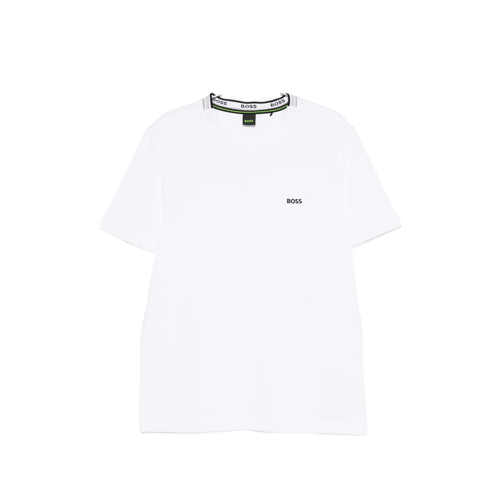 Logo-embroidered T-shirt