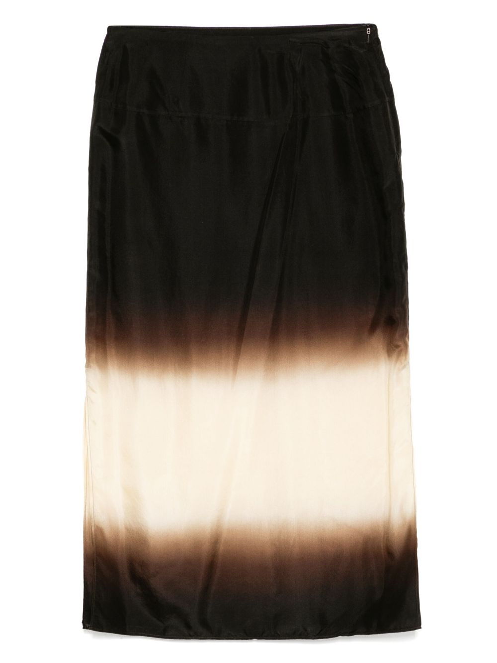 LESS silk electrospun skirt - Brown