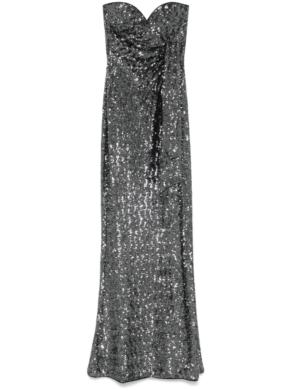 Sequinned maxi dress - Black